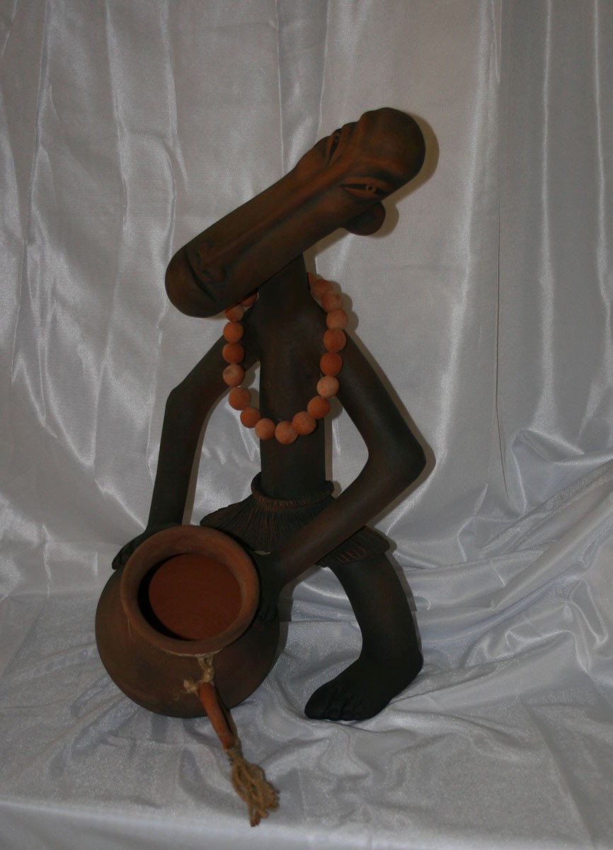 Afrikanskiy yunosha. keramika h=50 (2)